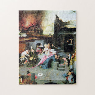 Versuchung des Heiligen Antonius von Hieronymus Bo Puzzle