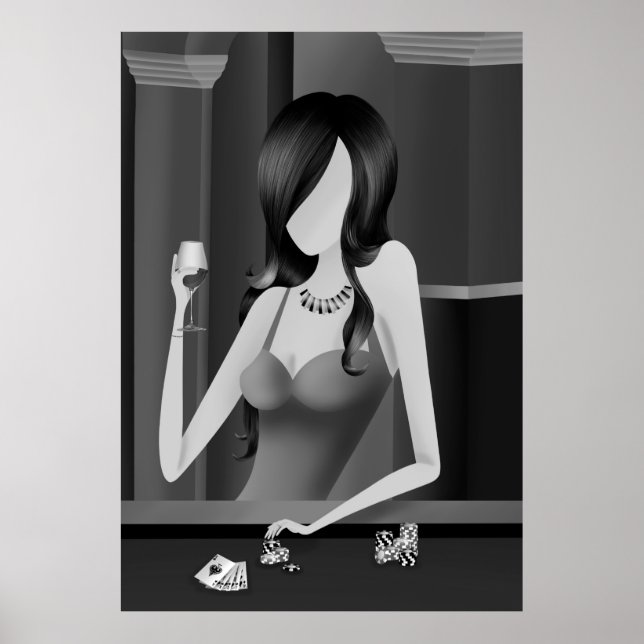 "Versuchung" Königin des Spiels Poster (Vorne)