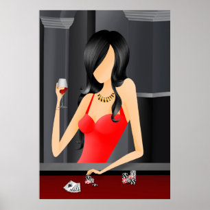 "Versuchung" Königin des Spiels Poster