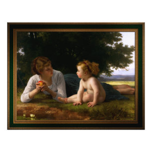 Versuchung von William Bouguereau Fotodruck