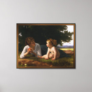 Versuchung von William Bouguereau Leinwanddruck