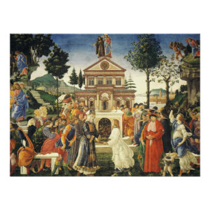 Versuchungen Christi von Sandro Botticelli Poster
