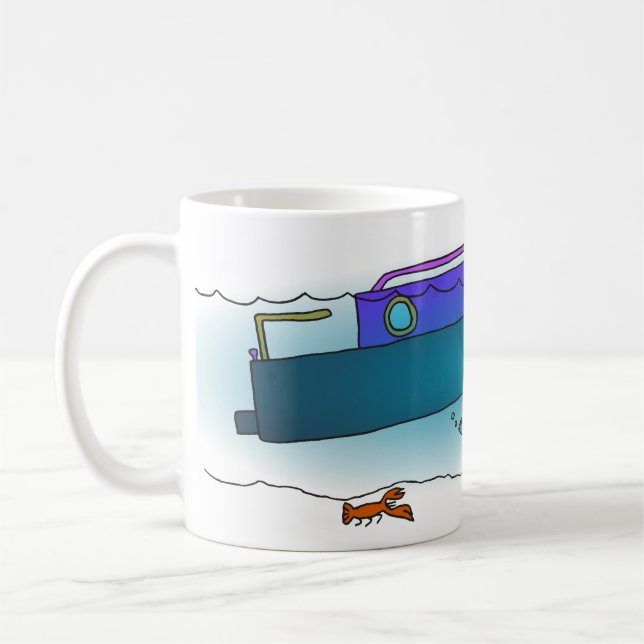 Versunkene Boots-Tasse Tasse (Links)