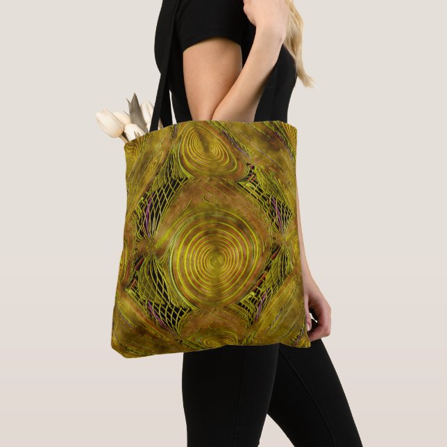 "Versunkener Schatz" (Mittelgroße) Schultertasche (Von Nahem)