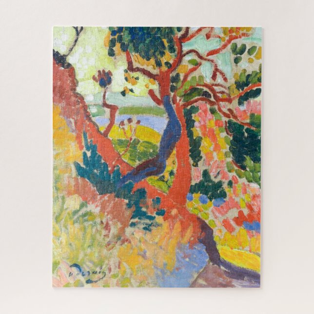 Versunkener Weg, L'Estaque | Andre Derain | Puzzle (Vertikal)
