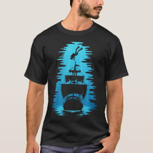 Versunkenes Piratenschiff Taucher Tauchen T-Shirt