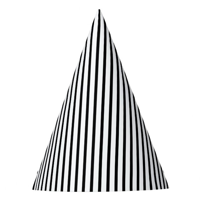 Vert Striping BW Partyhütchen (Vorderseite)