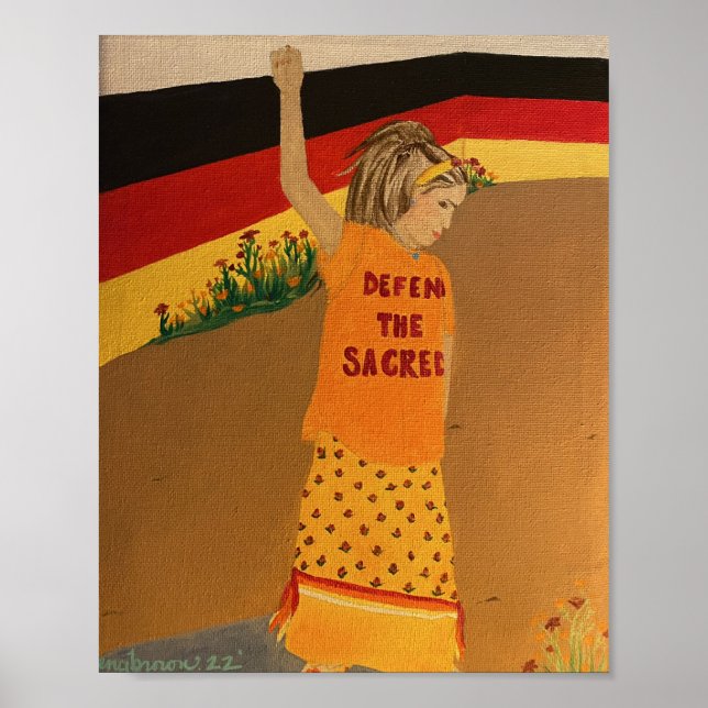 "Verteidige das Heilige" Poster (Vorne)