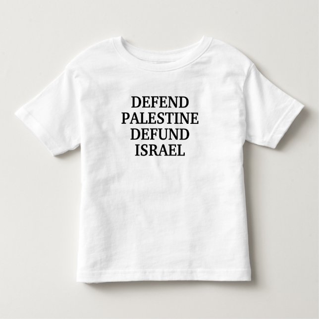 Verteidigen Palästina verteidigen Israel - Israel  Kleinkind T-shirt (Vorderseite)