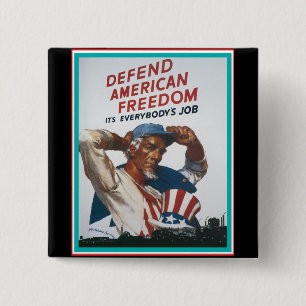 Verteidigen Sie amerikanische Freiheit Button