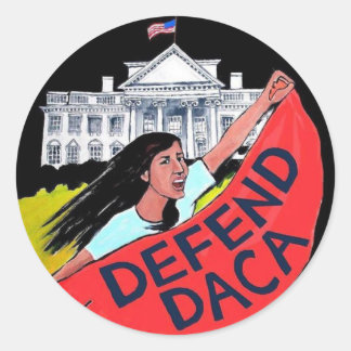 Verteidigen Sie DACA-Sticker Runder Aufkleber