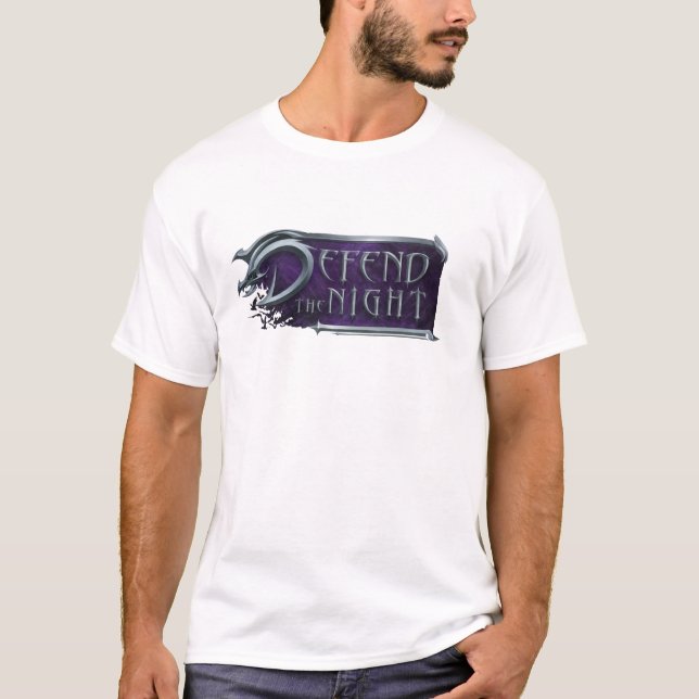 Verteidigen Sie das nächtliche Full-Logo-T-Shirt T-Shirt (Vorderseite)