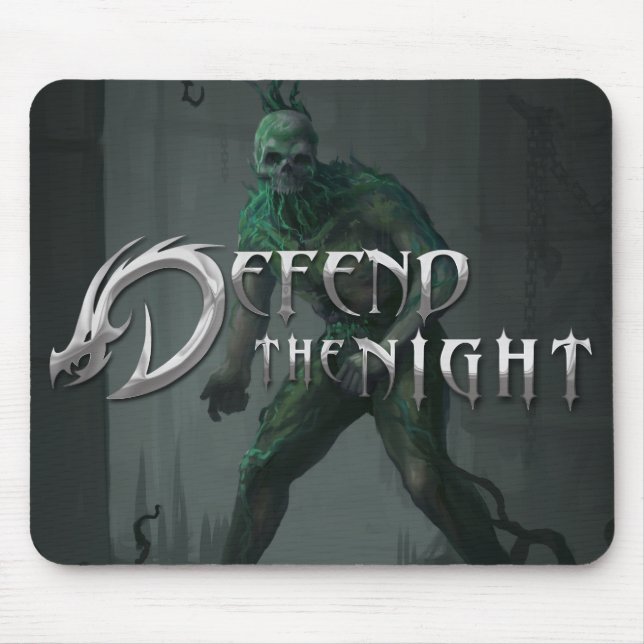 Verteidigen Sie die Nacht - Gott der zerfallenden  Mousepad (Vorne)