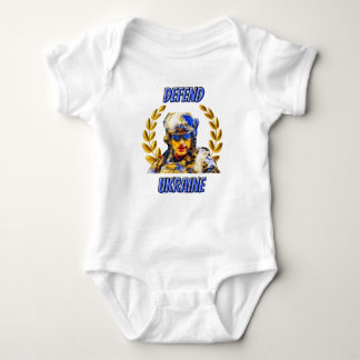 Verteidigen Sie die Ukraine - Azower Soldat. Baby Strampler