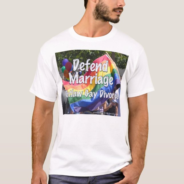 Verteidigen Sie Heirat T-Shirt (Vorderseite)