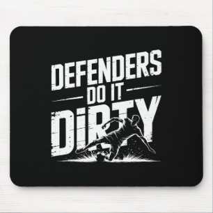 Verteidiger machen es schmutzig Grätsche Fußball Mousepad