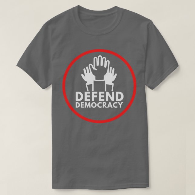 Verteidigung der Demokratie 15 T-Shirt (Design vorne)