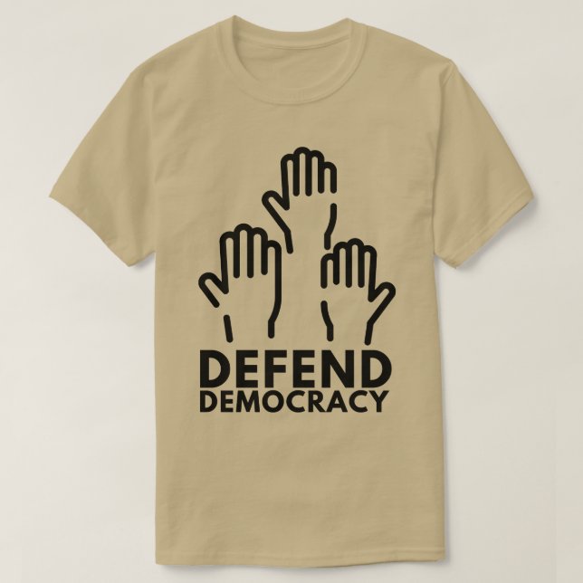 Verteidigung der Demokratie 6 T-Shirt (Design vorne)