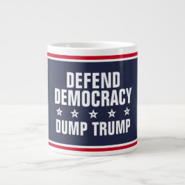Verteidigung der Demokratie - Trump Jumbo-Tasse