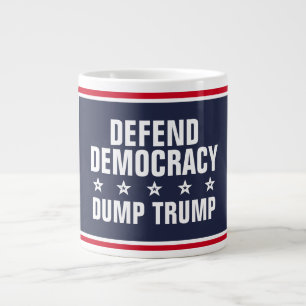Verteidigung der Demokratie - Trump Jumbo-Tasse