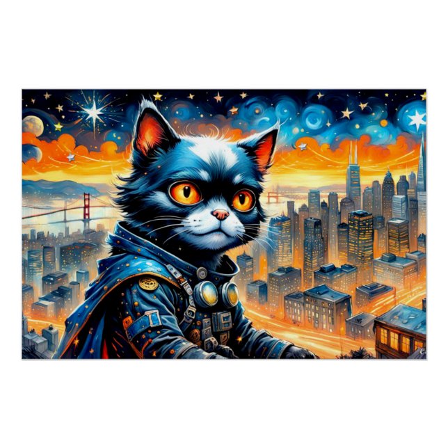 VERTEIDIGUNG DER NACHT POSTER (Vorderseite)