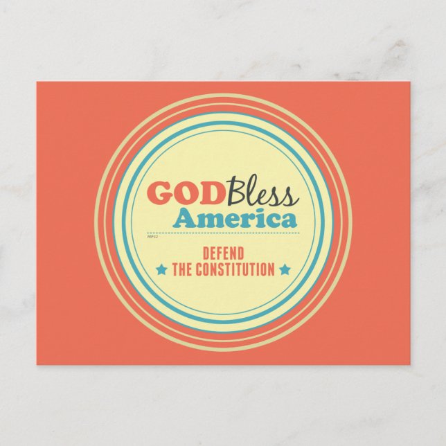 Verteidigung der Verfassung Postkarte (Vorderseite)