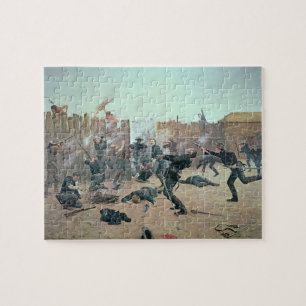 Verteidigung des Forts: Amerikanischer Ureinwohner Puzzle