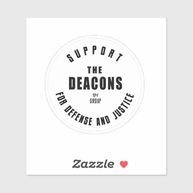 Verteidigung | Die Deacons Aufkleber (Blatt)