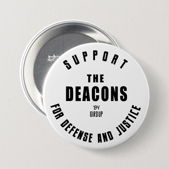 Verteidigung | Die Deacons Button (Vorne & Hinten)