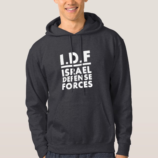 Verteidigung Forces2 IDFs Israel - VOLL Hoodie (Vorderseite)