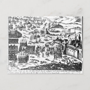 Verteidigung Prag, 1618 Postkarte