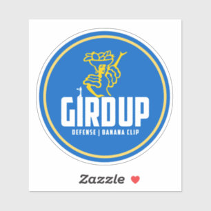 Verteidigung   Retro Banane Clip Aufkleber