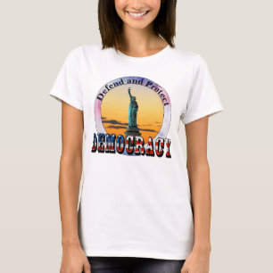 Verteidigung und Schutz der Demokratie T-Shirt