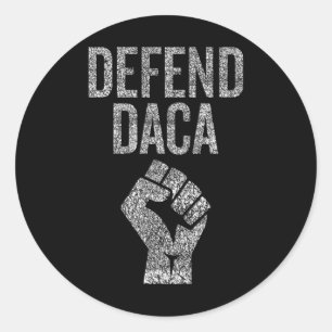 Verteidigung von Daca mit dem widerstandsfähigsten Runder Aufkleber