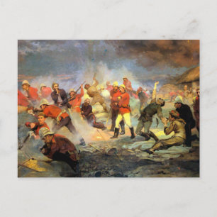 Verteidigung von Rorkes Drift Postkarte