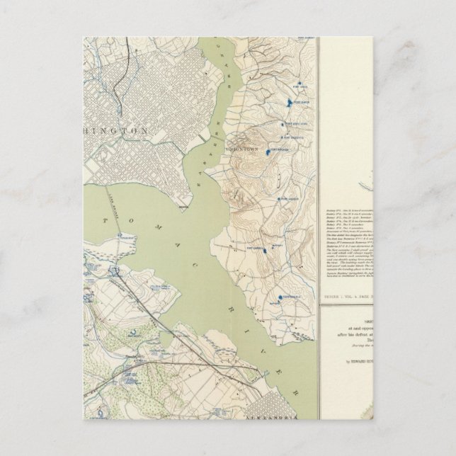 Verteidigung Washington Postkarte (Vorderseite)