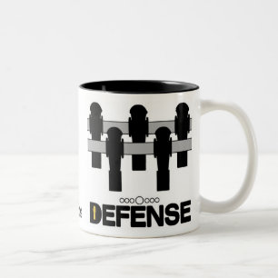VERTEIDIGUNG ZWEIFARBIGE TASSE