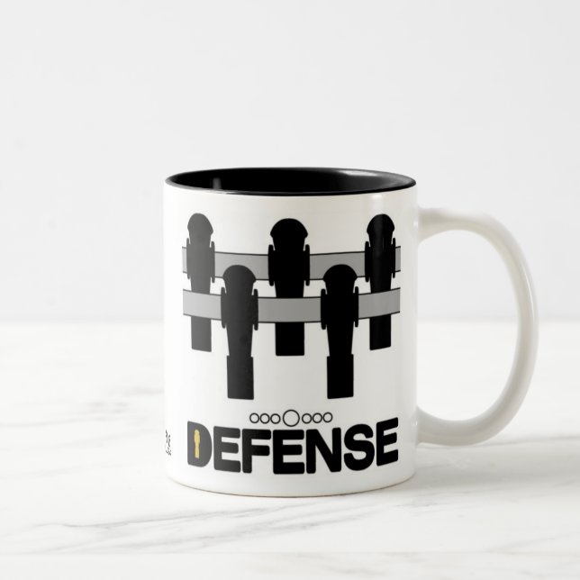 VERTEIDIGUNG ZWEIFARBIGE TASSE (Rechts)