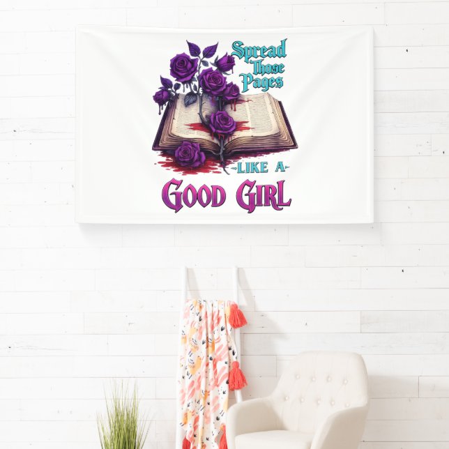Verteile diese Seiten wie ein braves Mädchen Banner (InSitu)
