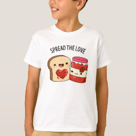 Verteilen Sie die Liebe Funny Jam und Brot Pub T-Shirt