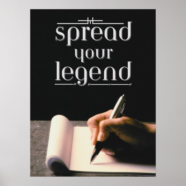 Verteilen Sie Ihre Legende Poster (Vorne)