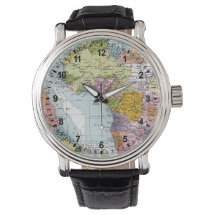 VERTEILTES AFRIKA, 1914 ARMBANDUHR