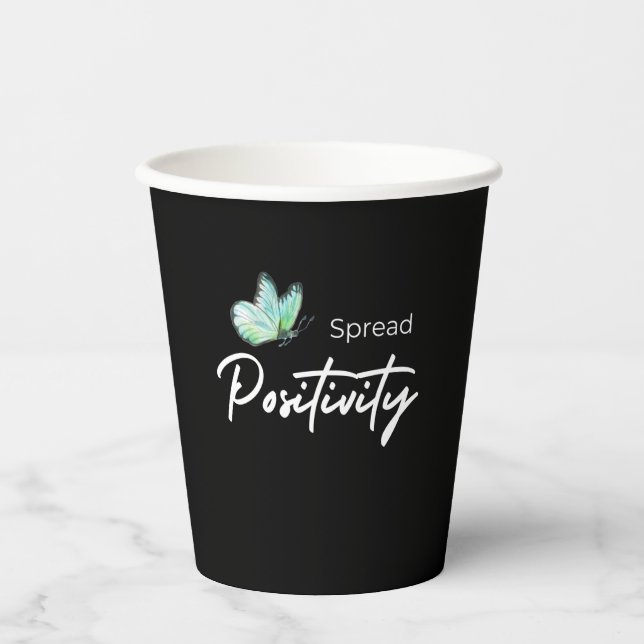 Verteilung der Positivität Pappbecher (Vorderseite)