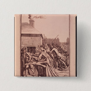 Verteilung des Brotes am Louvre Button