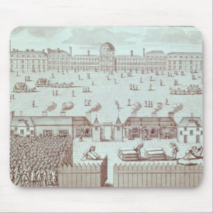 Verteilung des Brotes am Tuileries Kiosk Mousepad