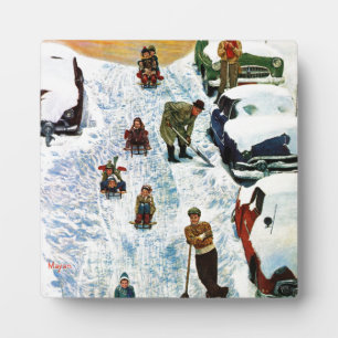 Verteilung und Ausgraben Fotoplatte