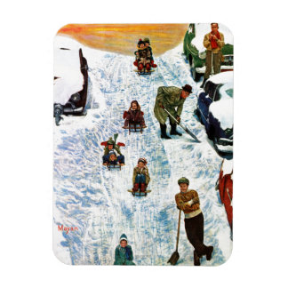 Verteilung und Ausgraben Magnet