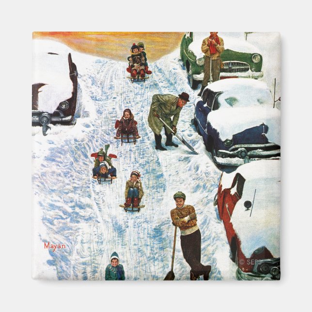 Verteilung und Ausgraben Magnet (Vorne)