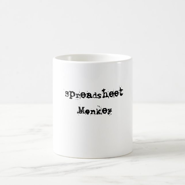 Verteilungsbogen-Affe-Tasse Kaffeetasse (Mittel)