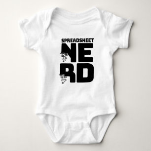 Verteilungsbogen-Nerd Baby Strampler